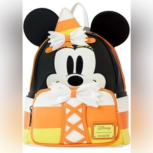 Loungefly Minnie Mouse Candy Corn Witch mini-backpack